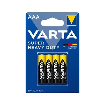 Varta Super Heavy Duty AAA İnce Kalem Pil - 4 Adet
