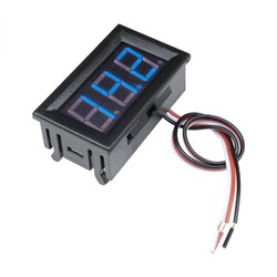 Voltmetre DC Mavi (0-100V) - Thumbnail