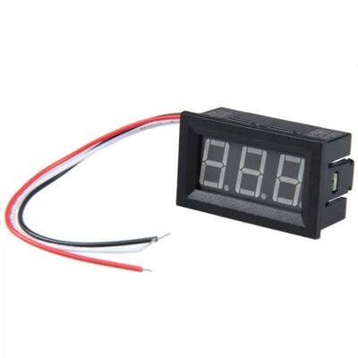 Voltmetre DC Yeşil (0-30V)