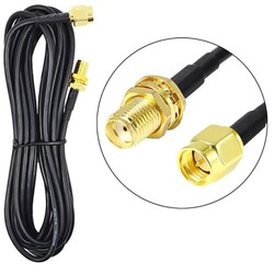 Robo90 - Wireless SMA Wi-fi Anten Uzatma Kablosu - Dişi Erkek 3 Metre