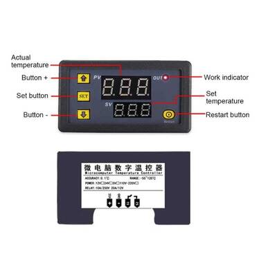 WS3230 Dijital Termostat - 110V-220VAC