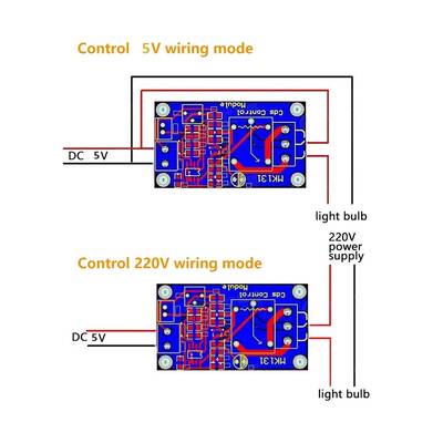 XH-M131 LDR Işık Kontrollü Röle Modülü - Gece-Gündüz Algılayıcı - 5VDC
