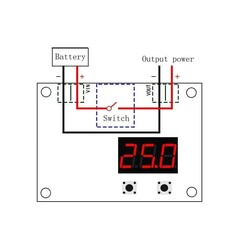 XH-M609 Lityum Pil - Akü Aşırı Deşarj Koruma Modülü - 12V-36V - Thumbnail