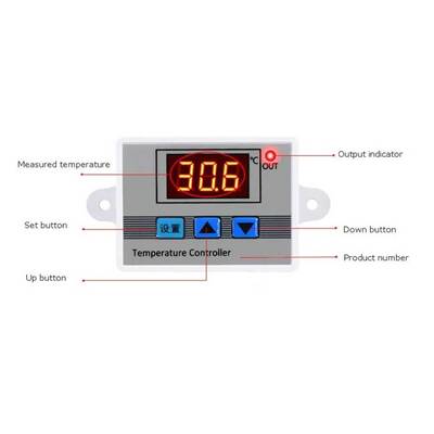XH-W3002 Zaman Ayarlı Dijital Termostat - 220VAC - 1500W