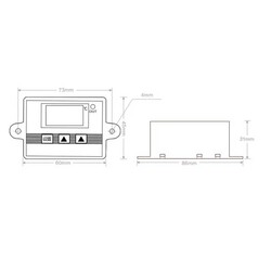 XH-W3002 Zaman Ayarlı Dijital Termostat - 220VAC - 1500W - Thumbnail