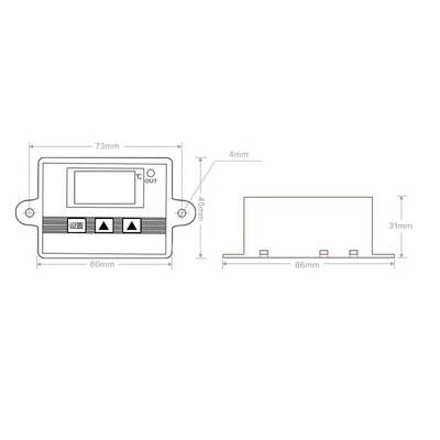 XH-W3002 Zaman Ayarlı Dijital Termostat - 220VAC - 1500W