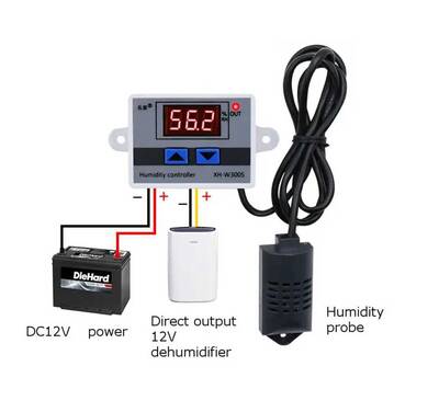 XH-W3005 Dijital Nem Kontrol Cihazı - 12V
