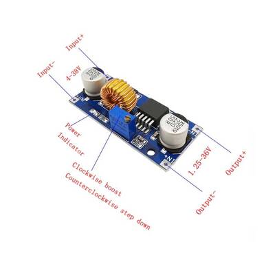 XL4015 Voltaj Düşürücü Regülatör - Step Down - Soğutuculu