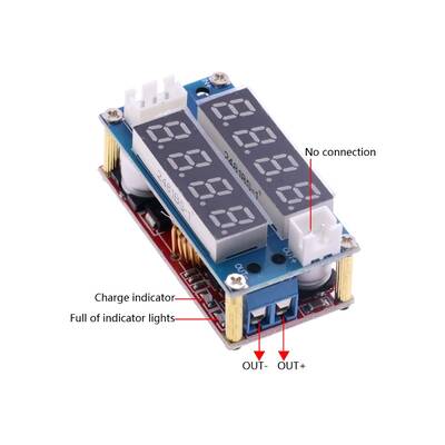 XL4015 Voltmetre-Ampermetreli Düşürücü Regülatör- Lityum Pil Şarj