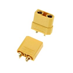 Robo90 - XT90 Konnektör - Lipo Pil Konnektörü Dişi-Erkek Set