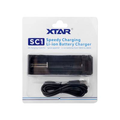 Xtar SC1 - Taşınabilir Hızlı Li-ion Pil Şarj Cihazı - 1li