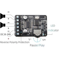 XY-P15W Bluetooth Amfi Modülü - Thumbnail