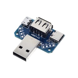 Robo90 - XY-USB4 Arduino - USB Dönüştürücü Terminal - Micro Usb - Type-C USB 3.1