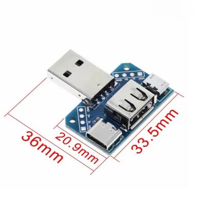 XY-USB4 Arduino - USB Dönüştürücü Terminal - Micro Usb - Type-C USB 3.1