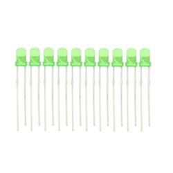 Yeşil Led - 3mm - 10 Adet - Thumbnail