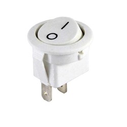 Robo90 - Yuvarlak Switch - ON-OFF-20mm - Beyaz