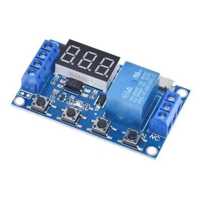 Zaman Ayarlı Röle Modülü Çok Fonksiyonlu- 6-30V-USB
